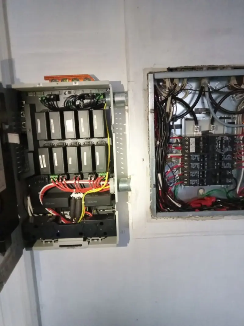 Electrical panel upgrade completed for Indoor Lighting Installation in Burleson